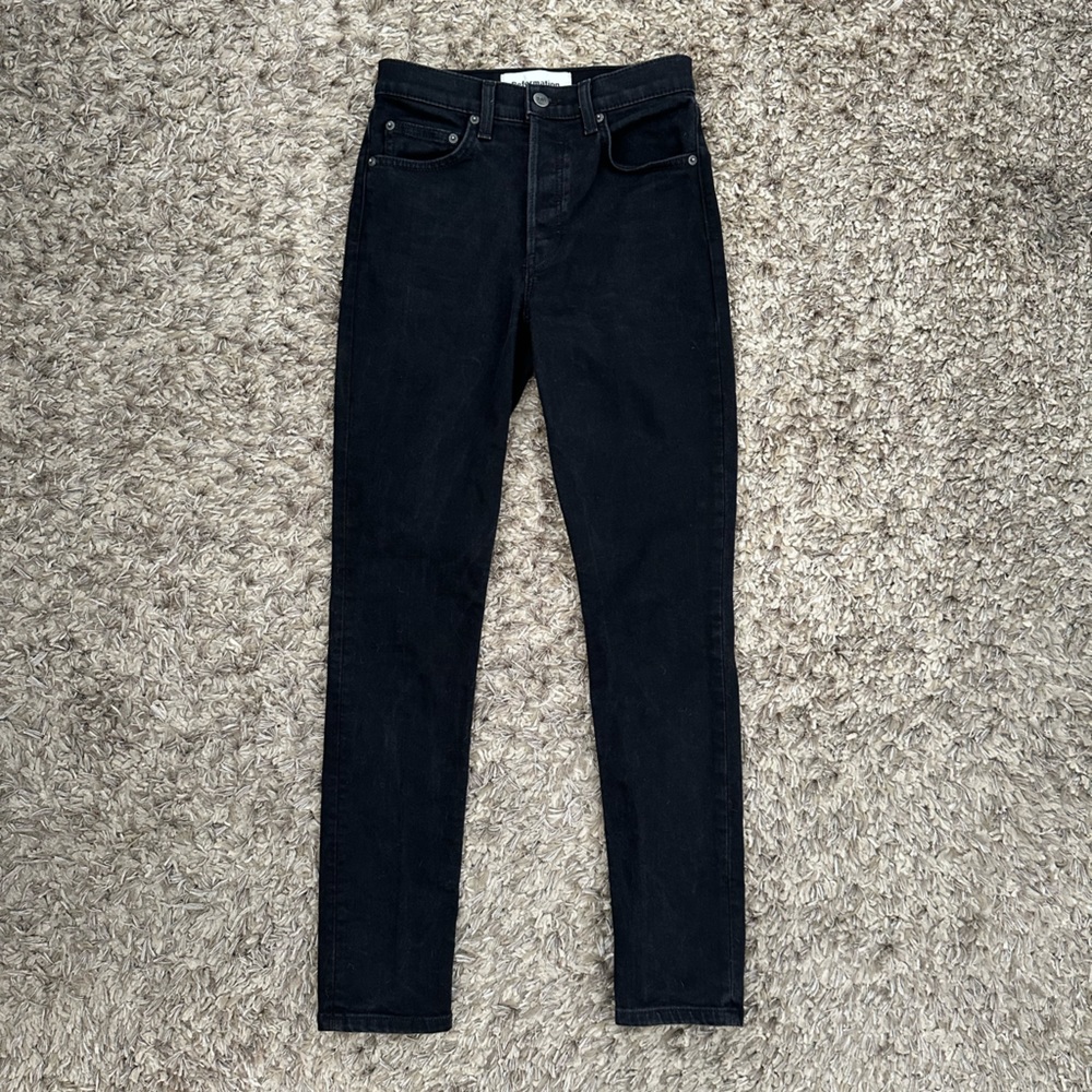 Reformation Serena high skinny black jeans - Picture 1 of 8
